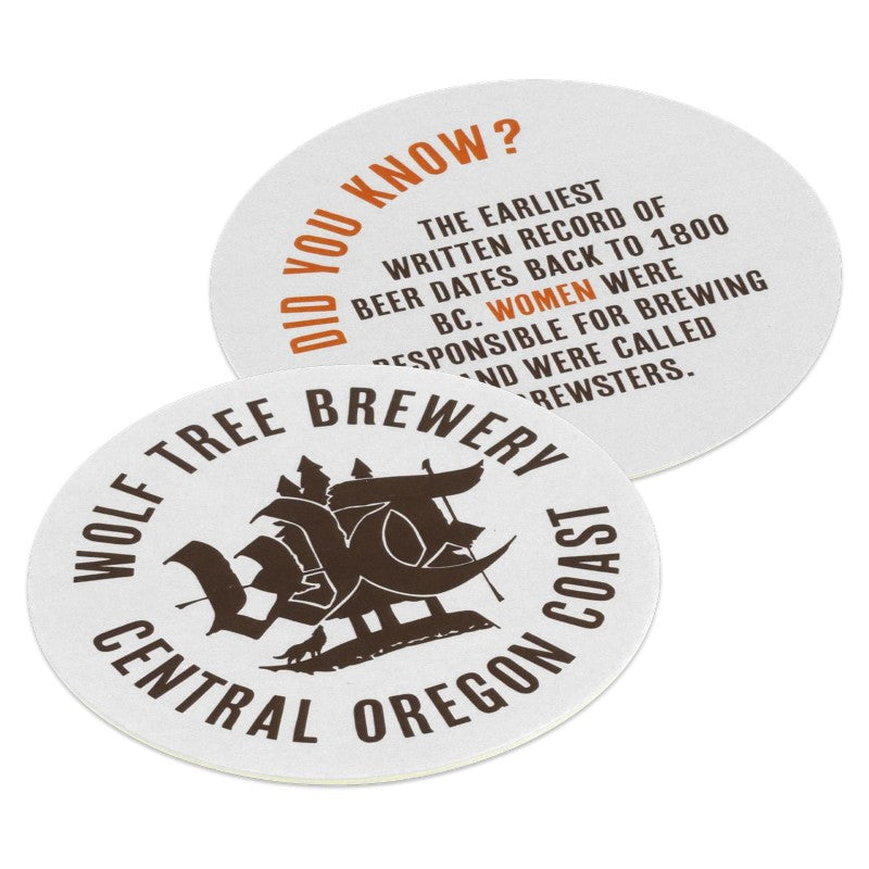 IDP-PBC-2-4 | 4" Pulpboard Circle Coaster (Full Color on Both Sides)