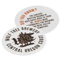 IDP-PBC-2-4 | 4" Pulpboard Circle Coaster (Full Color on Both Sides)