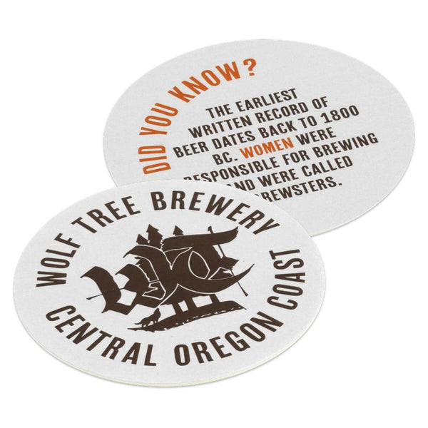 IDP-PBC-2-4 | 4" Pulpboard Circle Coaster (Full Color on Both Sides)