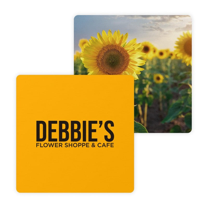 IDP-PBSC-2-4 | 4" Pulpboard Square Coaster (Full Color on Both Sides)