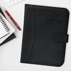 IDP-PF02 | The Executive Black Leather Portfolio