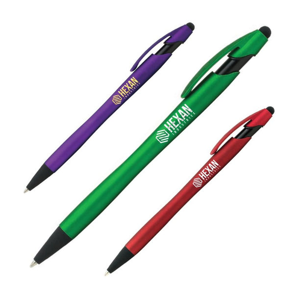 IDP-PYQ | Nimbus Softy Stylus Plastic Pen (1 Color Imprint)