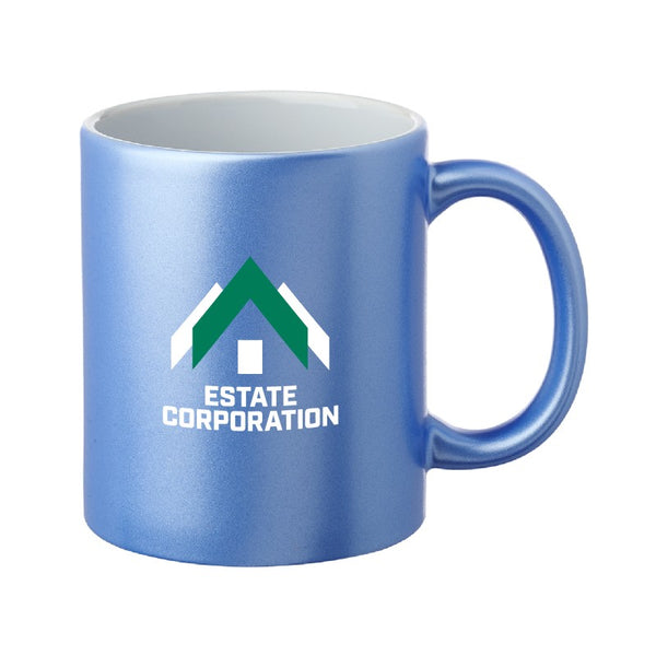 MCCM-2 | 11 oz. Metallic Custom Mug (2 Color Imprint)