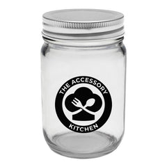 MJSC12-1 | 12 oz. Mason Jar Storage Container (1 Color Imprint)