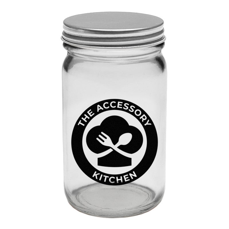 MJSC8-1 | 8 oz. Mason Jar Storage Container (1 Color Imprint)