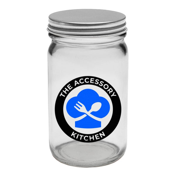 MJSC8-2 | 8 oz. Mason Jar Storage Container (2 Color Imprint)