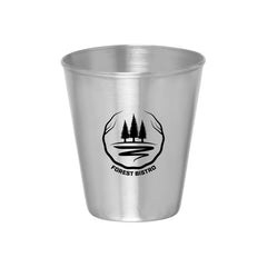 MSG-1 | 2.5 oz. Metal Shooter Shot Glass (1 Color Imprint)
