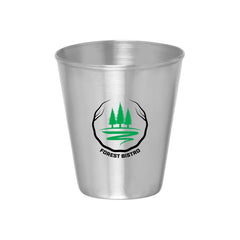 MSG-2 | 2.5 oz. Metal Shooter Shot Glass (2 Color Imprint)