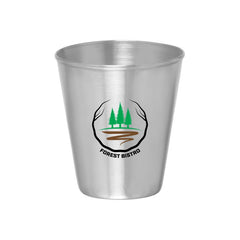 MSG-F | 2.5 oz. Metal Shooter Shot Glass (Full Color Imprint)