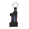 NOKT-2 | 1-Shaped Soft Plastic Key Tag (2 Color Imprint)