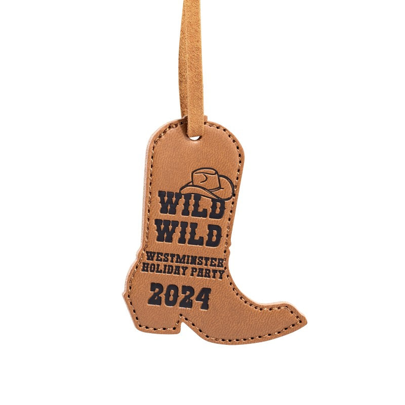 ORN-L-2 | 2" Leather Ornament