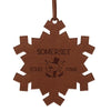 ORN-L-35 | 3.5" Leather Ornament