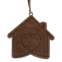 ORN-L-5 | 5" Leather Ornament