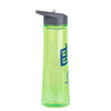 PL22-2 | 22 oz. Aqua Plastic Sports Water Bottle (2 Color Imprint)