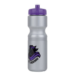 PL28-1 | 28 oz. Push-Cap Plastic Water Bottle (1 Color Imprint)