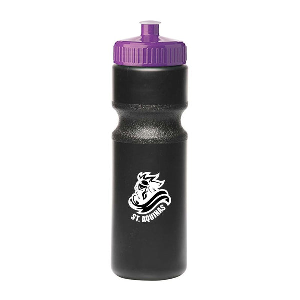 PL28-2 | 28 oz. Push-Cap Plastic Water Bottle (2 Color Imprint)
