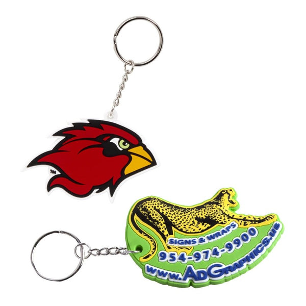 PVC-KT-2D-3 | 3" PVC Keychain (2D)