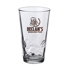 SBPG16-1 | 16 oz. Soccer Bottomed Pint Glass (1 Color Imprint)
