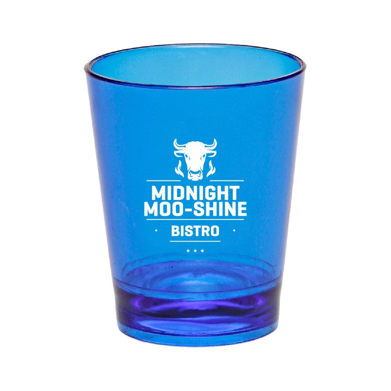 SGQS-1 | 1.5 oz. QuickSip Translucent Plastic Shot Glass (1 Color Imprint)