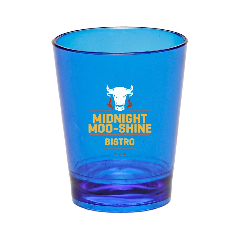 SGQS-F | 1.5 oz. QuickSip Translucent Plastic Shot Glass (Full Color Imprint)