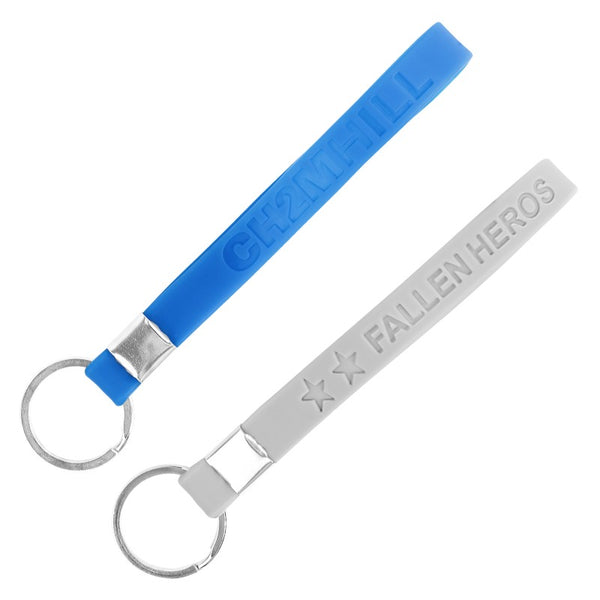 SILKT-DB-105 | 10.5" Debossed Silicone Key Tag