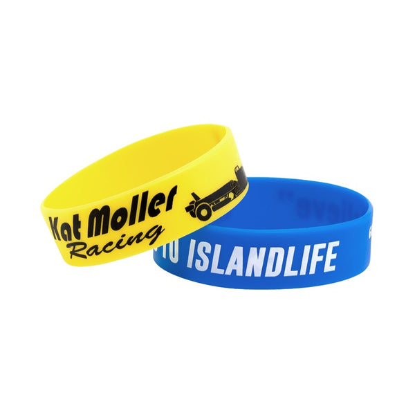 SS-34 | 3/4" Silk-Screened Silicone Wristband