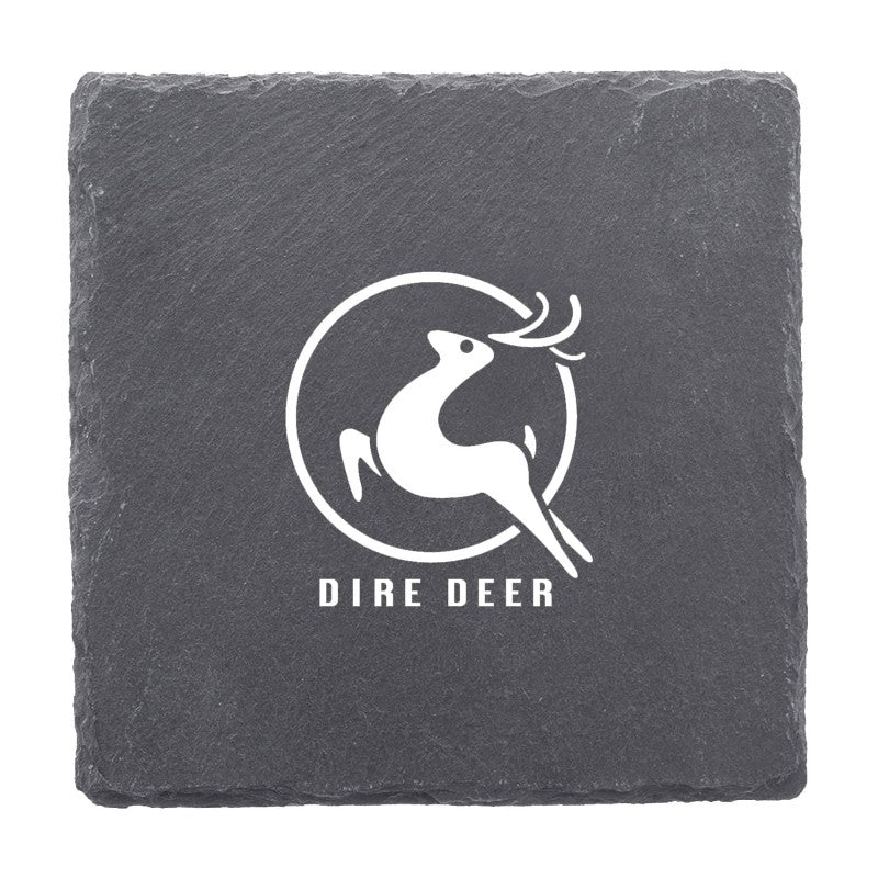 SS-COAST-1 | Square Slate Coaster (1 Color Imprint)