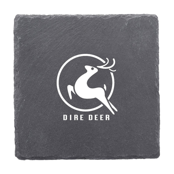SS-COAST-1 | Square Slate Coaster (1 Color Imprint)