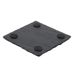 SS-COAST-1 | Square Slate Coaster (1 Color Imprint)