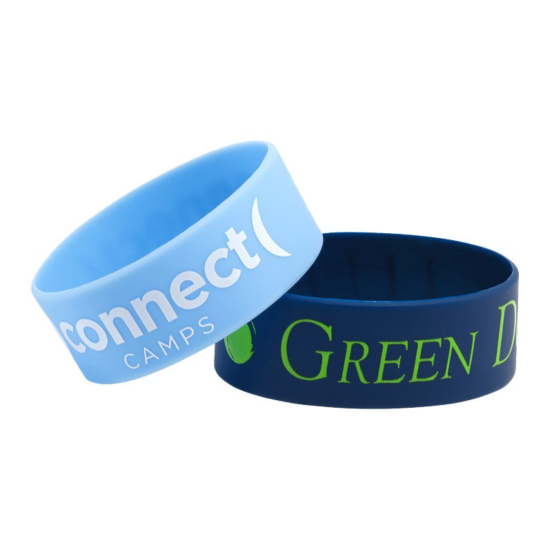 SSR-1 | 1" Rush Silk-Screened Silicone Wristband