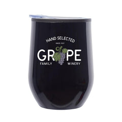 ST12-F | 12 oz. Divvy Stainless Steel Stemless Wine Glass (Full Color Imprint)