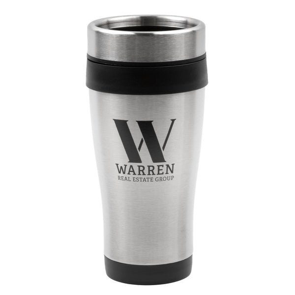ST16-1 | 16 oz. Grab-n-Go Insulated Stainless Steel Mug (1 Color Imprint)