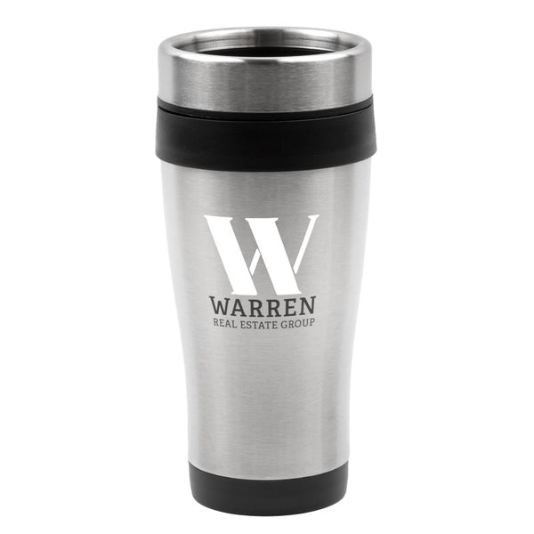 ST16-2 | 16 oz. Grab-n-Go Insulated Stainless Steel Mug (2 Color Imprint)