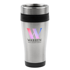 ST16-F | 16 oz. Grab-n-Go Insulated Stainless Steel Mug (Full Color Imprint)