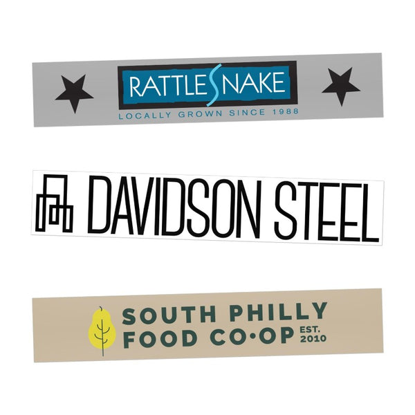 STBS-275X15 | 2.75" W x 15" H Bumper Sticker