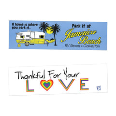 STBS-3X11 | 3" W x 11" H Bumper Sticker