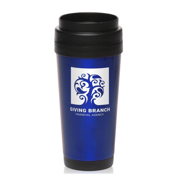 STPL-1 | 16 oz. Intrepid Stainless Steel Insulated Mug (1 Color Imprint)