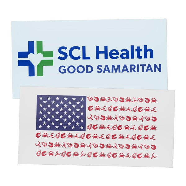 STRT-5X10 | 5" x 10" Rectangle Sticker