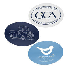 STWP-O-2X3 | 2" x 3" Oval Water-Resistant Sticker