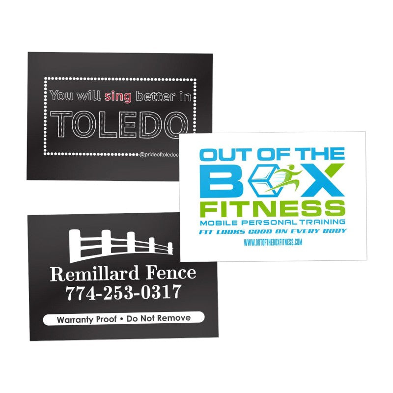 STWP-RT-3X6 | 3" x 6" Rectangle Water-Resistant Sticker