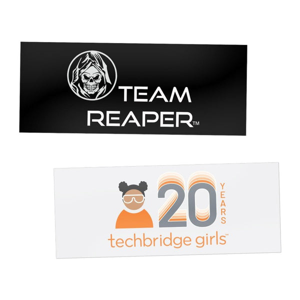 STWP-RT-4X10 | 4" x 10" Rectangle Water-Resistant Sticker