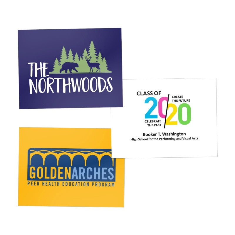STWP-RT-4X6 | 4" x 6" Rectangle Water-Resistant Sticker