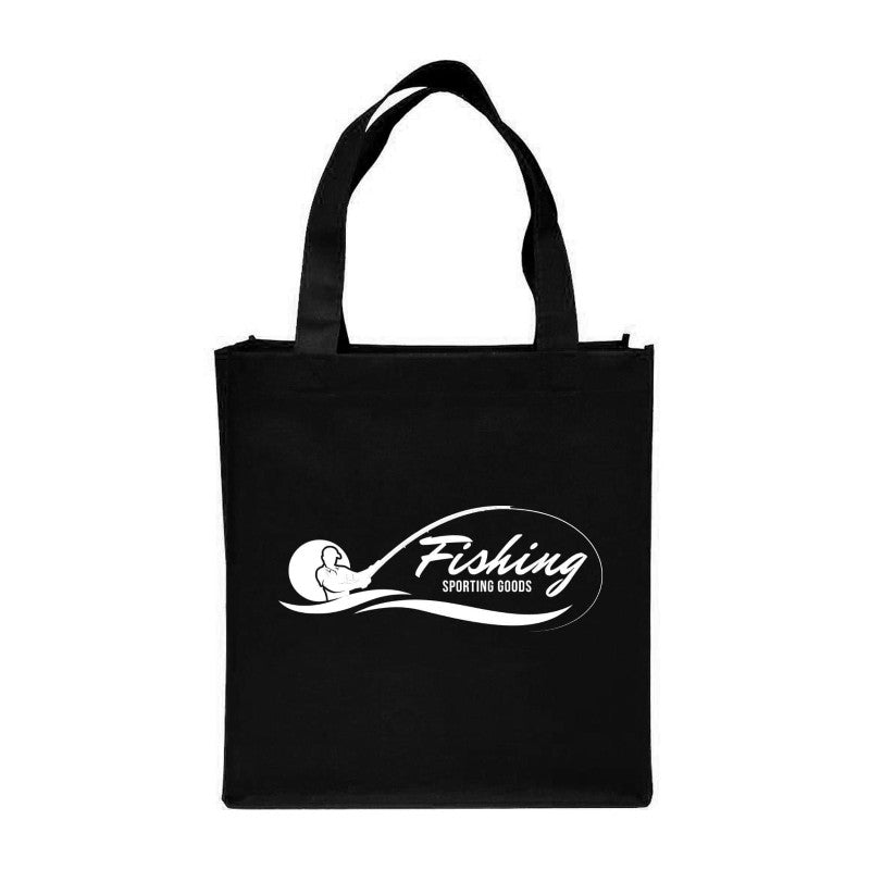 T-CLIP-1 | Clipper Non-Woven Grocery Tote Bag (1 Color Imprint)