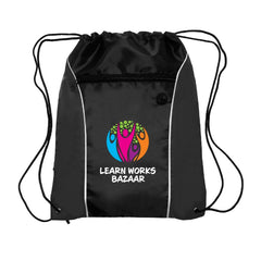 T-COLF-F | Color Flash Drawstring Backpack (Full Color Imprint)