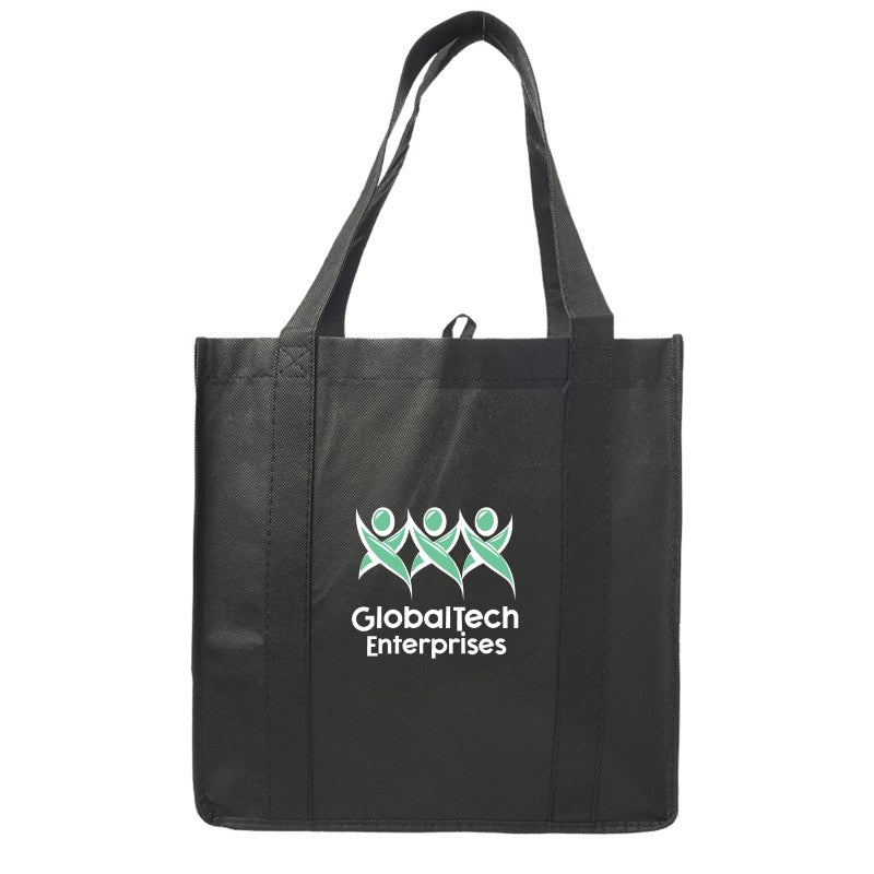 T-ECOMH-2 | Petite Eco Market Hopper Non Woven Tote (2 Color Imprint)