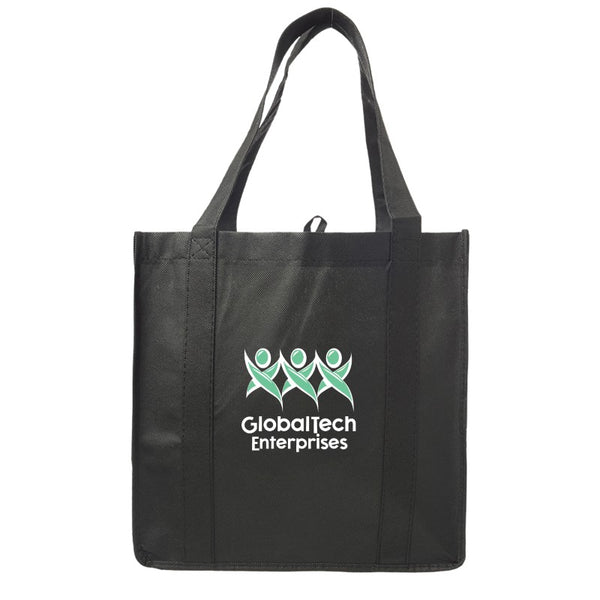 T-ECOMH-2 | Petite Eco Market Hopper Non Woven Tote (2 Color Imprint)