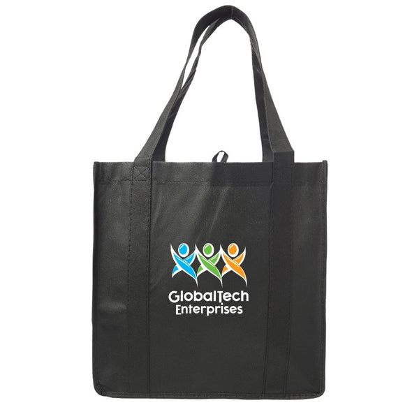 T-ECOMH-F | Petite Eco Market Hopper Non Woven Tote (Full Color Imprint)