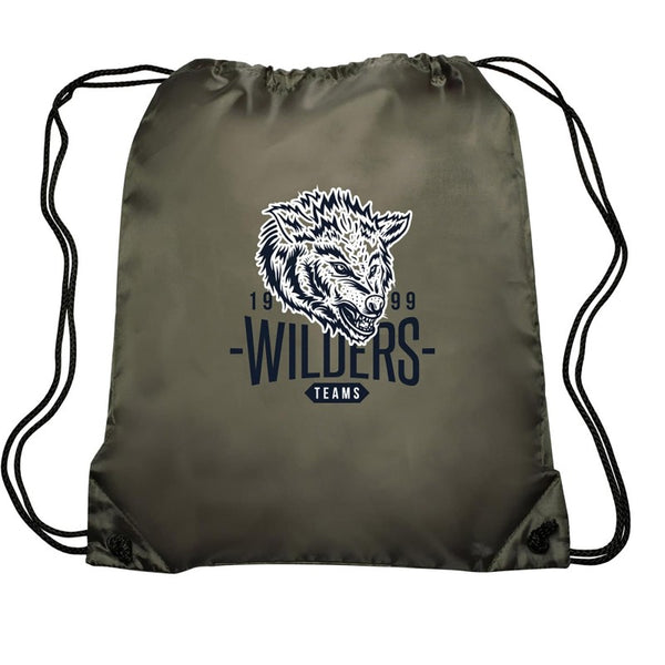 T-GOEZ-2 | Go-Ez Polyester Drawstring Backpack (2 Color Imprint)
