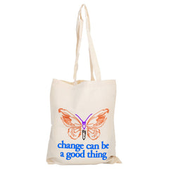 T-NATL-1 | Nature Lover Natural Cotton Fiber Tote Bag (1 Color Imprint)