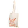 T-NATL-1 | Nature Lover Natural Cotton Fiber Tote Bag (1 Color Imprint)